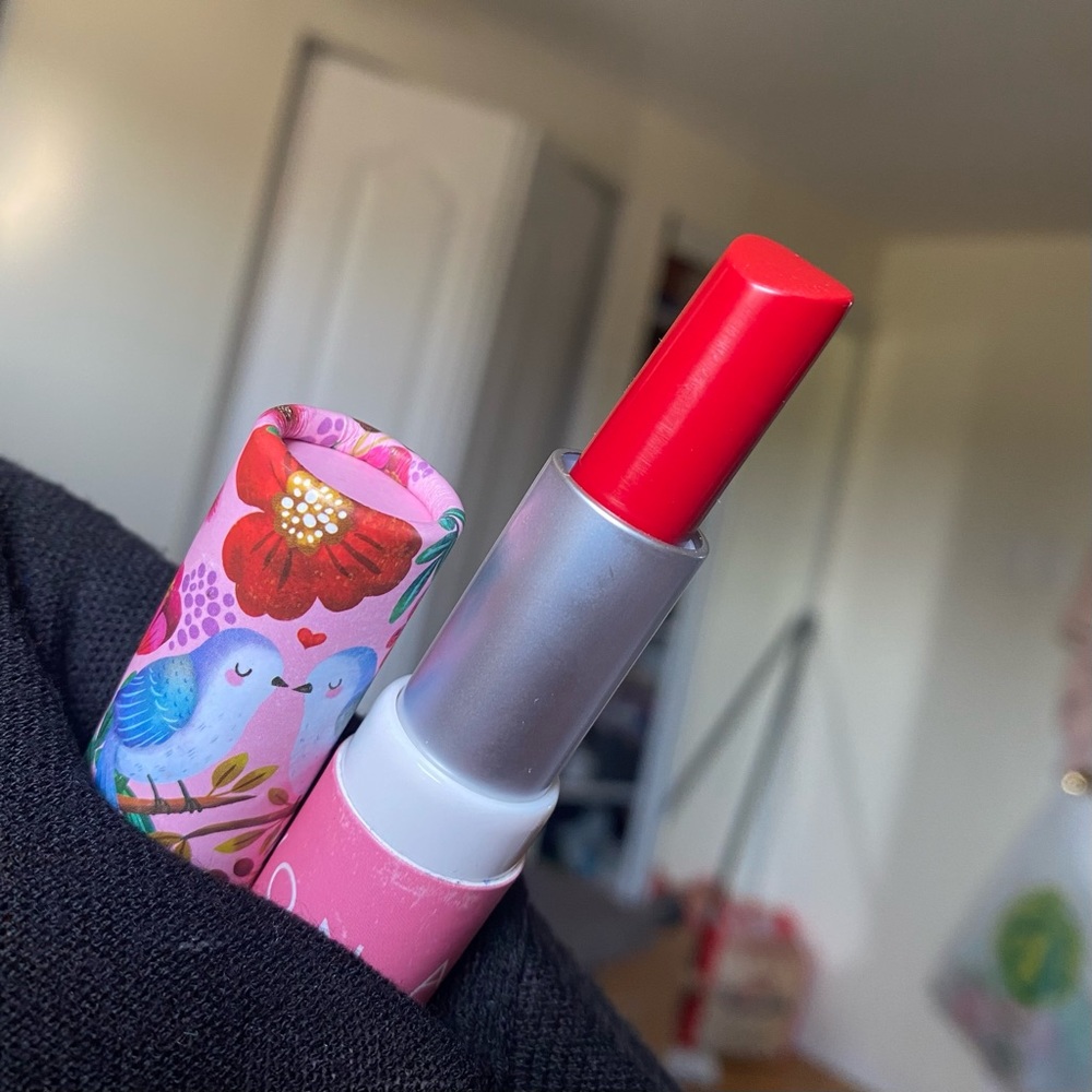 Red Heart Shaped Lipstick